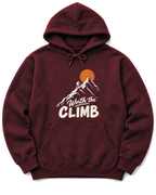 Worth the Climb Hoodie - Maroon