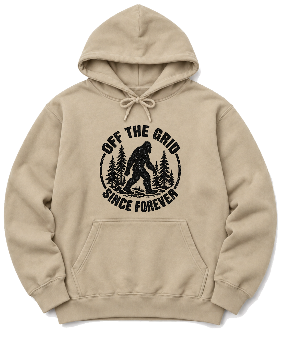 Off the Grid Since Forever Hoodie - Sand