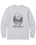 Miles of Quiet Long Sleeve Shirt - Ash