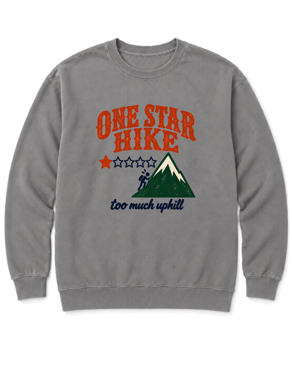 One Star Hike Sweatshirt - Grey
