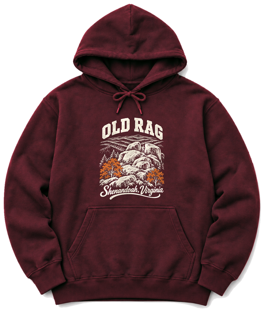 Old Rag Hoodie - Maroon