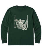 Bigfoot Hammock Long Sleeve Shirt - Forest Green