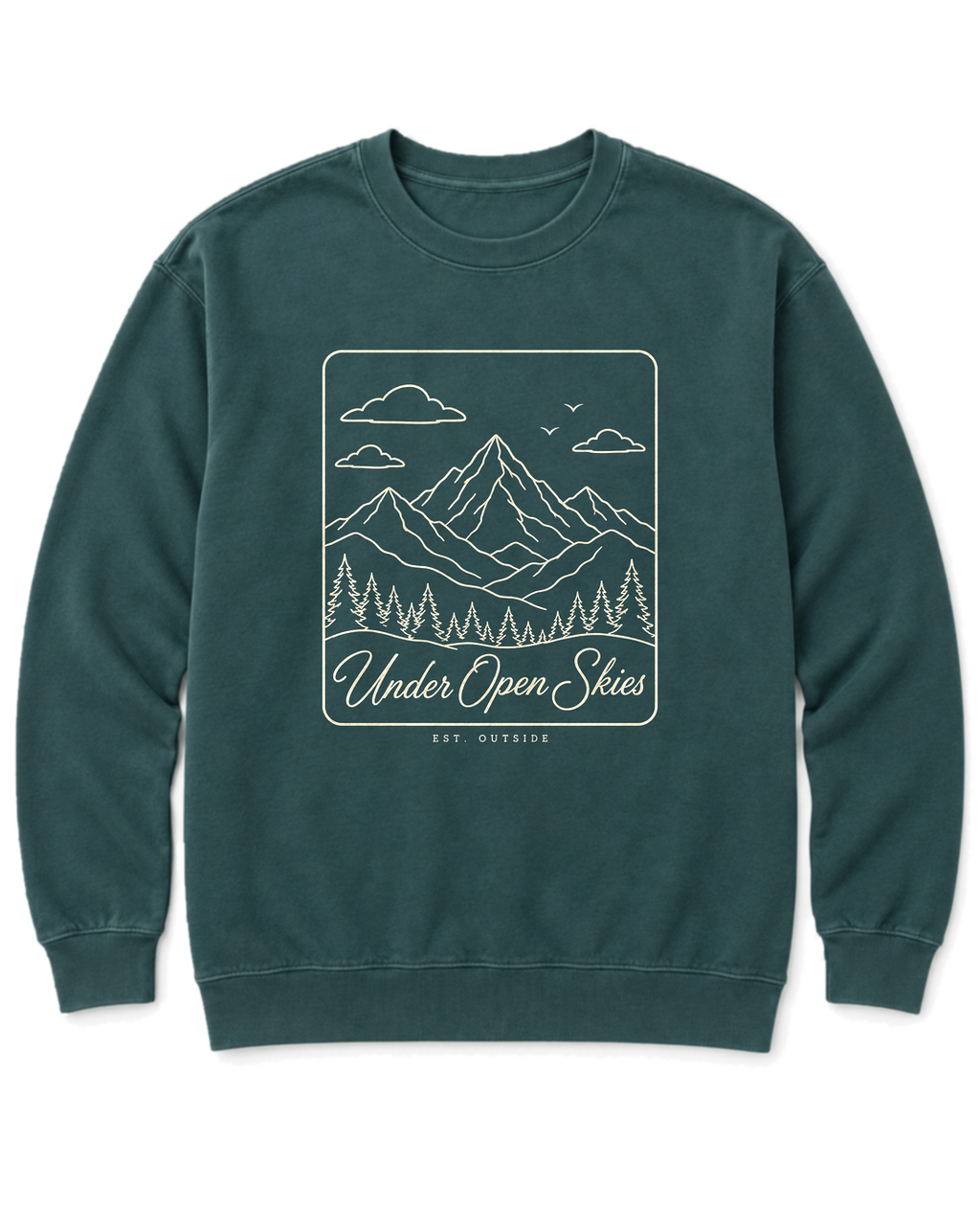 Under Open Skies Sweatshirt - Blue Spruce