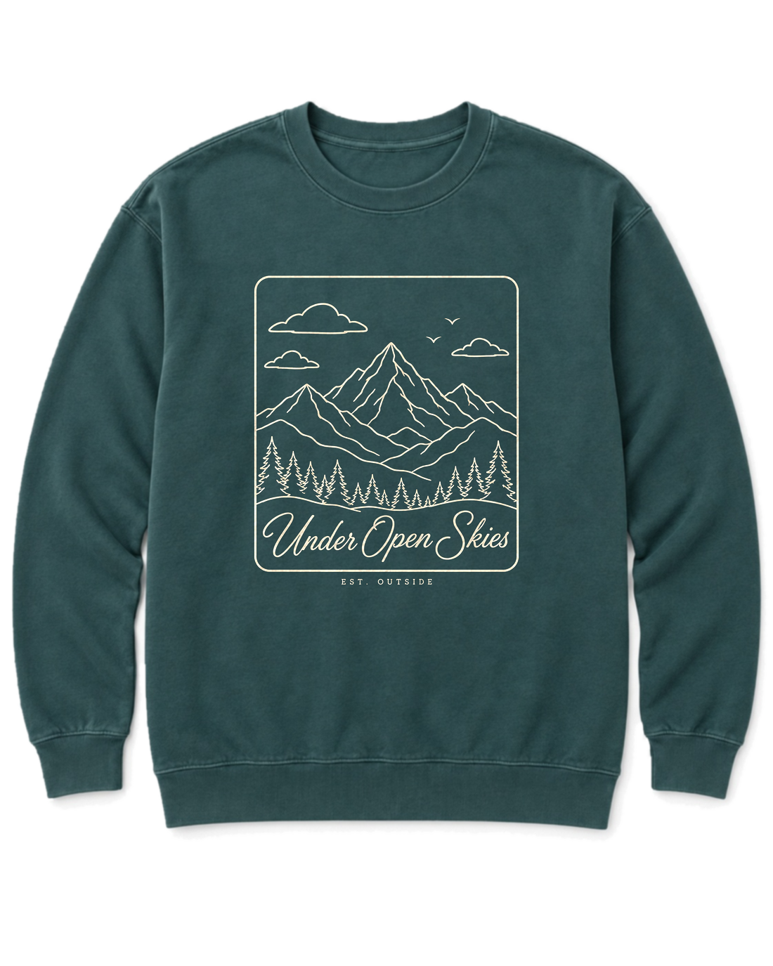 Under Open Skies Sweatshirt - Blue Spruce