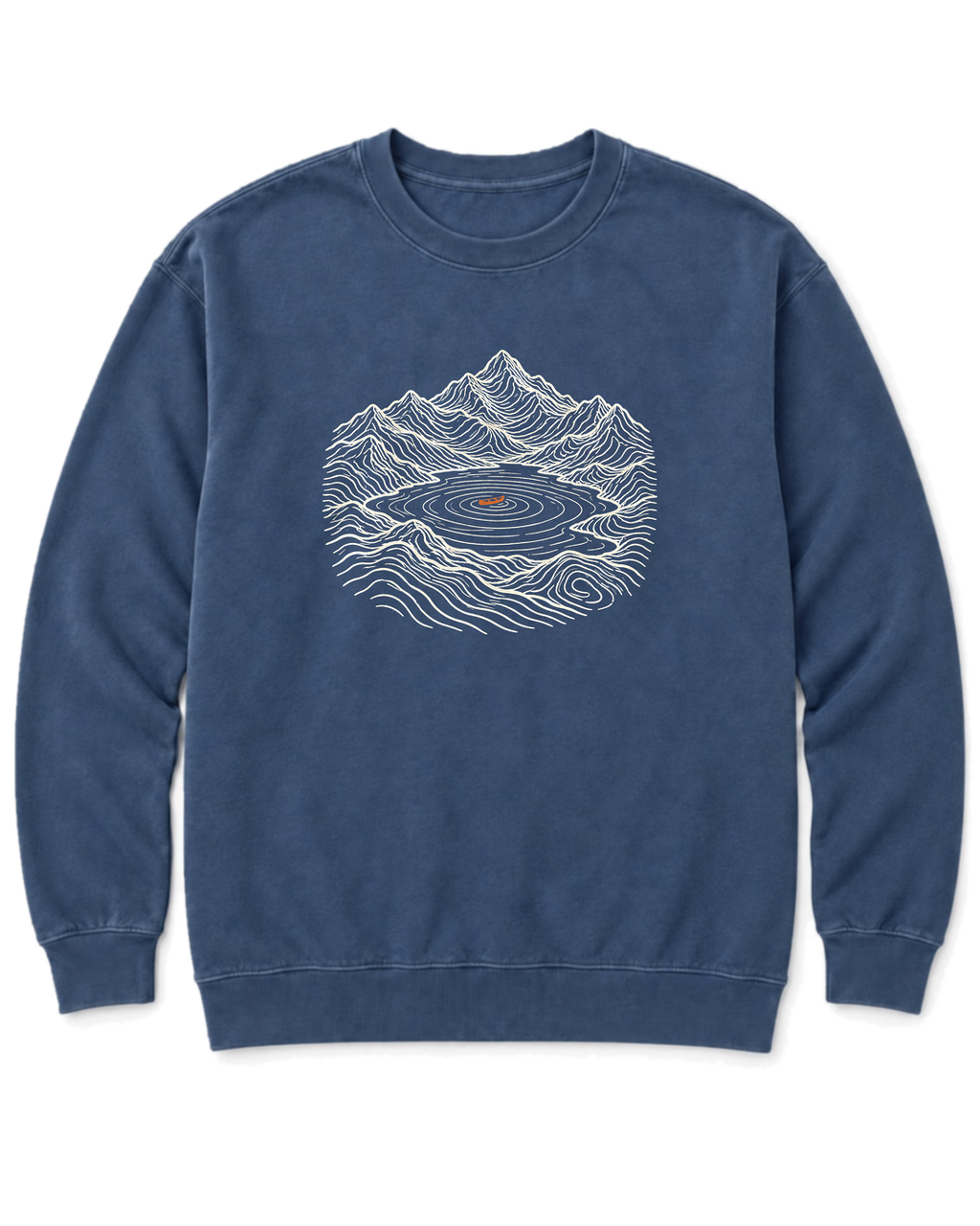 Lake Canoe Sweatshirt - Denim