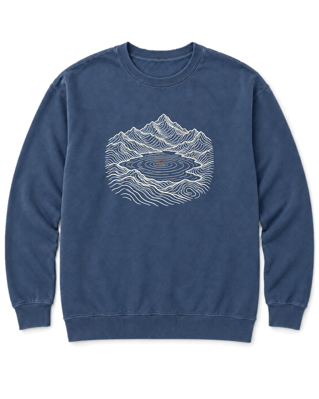 Lake Canoe Sweatshirt - Denim