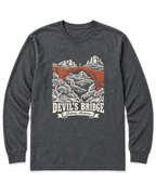 Devil's Bridge Long Sleeve Shirt - Dark Heather