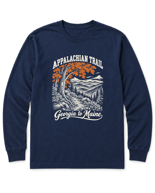 Appalachian Trail Long Sleeve Shirt - Navy