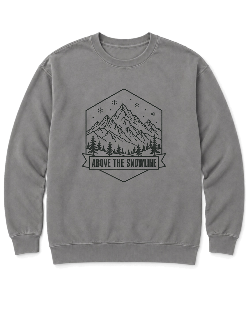 Above the Snowline Sweatshirt - Grey