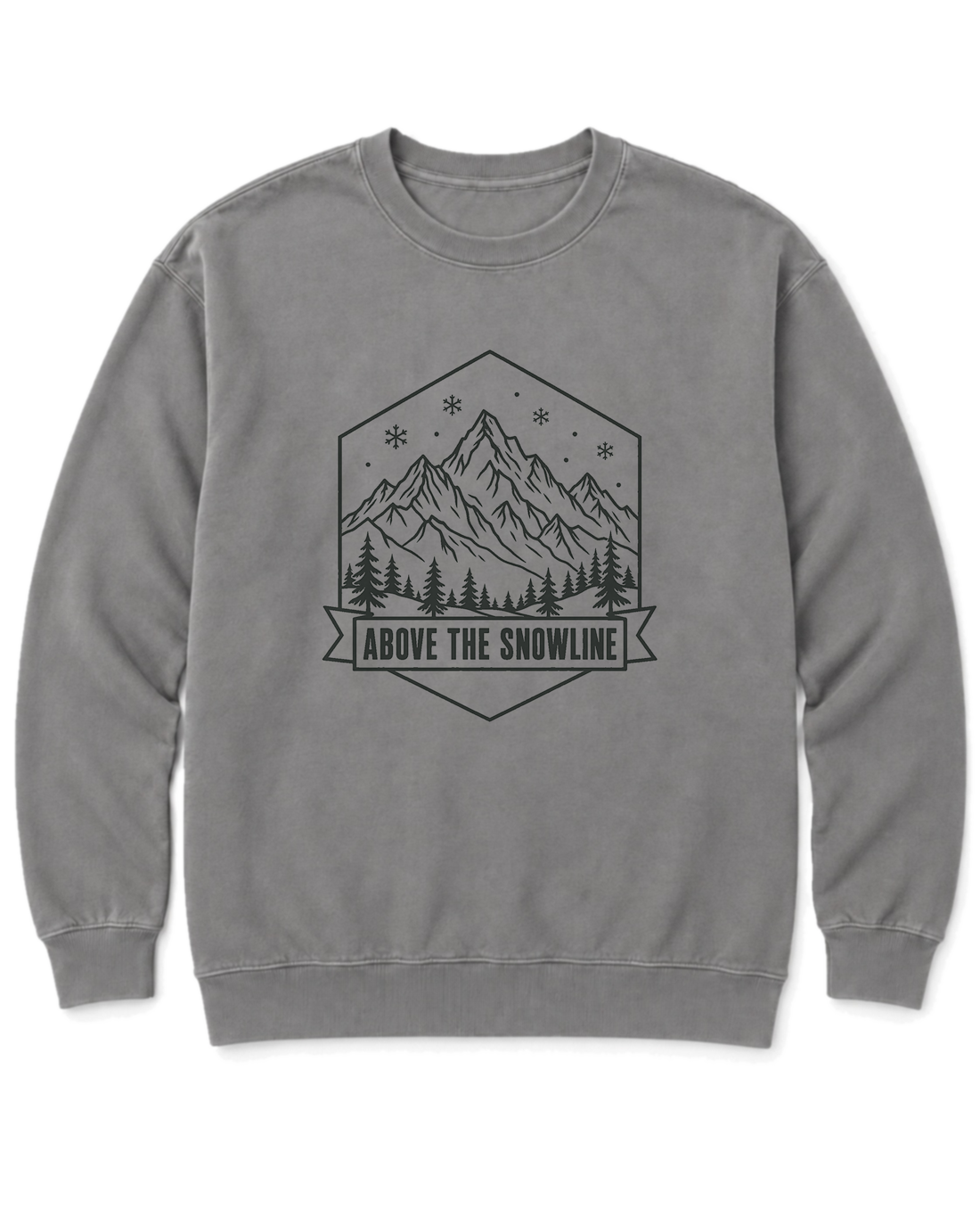 Above the Snowline Sweatshirt - Grey