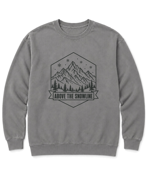 Above the Snowline Sweatshirt - Grey