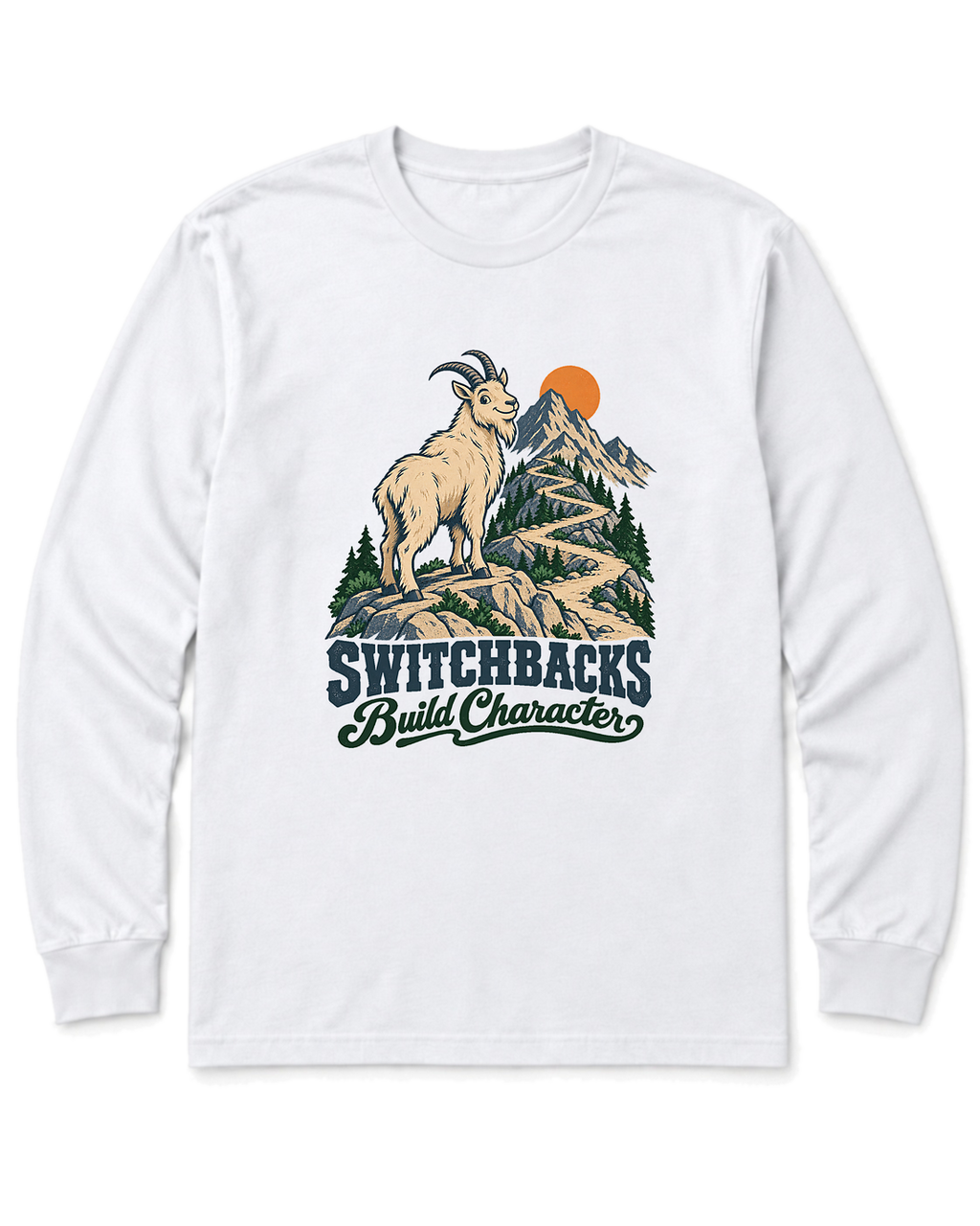 Switchbacks Build Character Long Sleeve Shirt - White