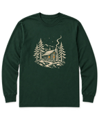 Cabin Glow Long Sleeve Shirt - Forest Green