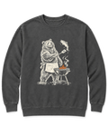 Grill Master Grizzly Sweatshirt - Pepper