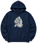 Bigfoot Canoe Hoodie - Navy