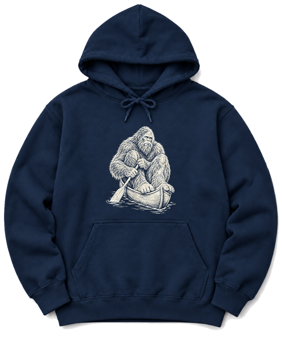 Bigfoot Canoe Hoodie - Navy