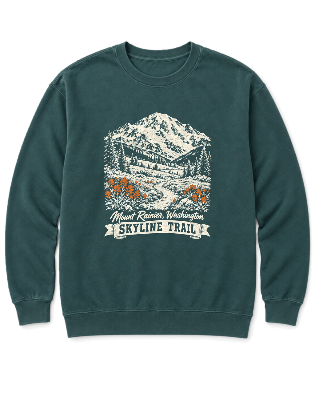 Skyline Trail Sweatshirt - Blue Spruce