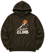 Worth the Climb Hoodie - Dark Chocolate
