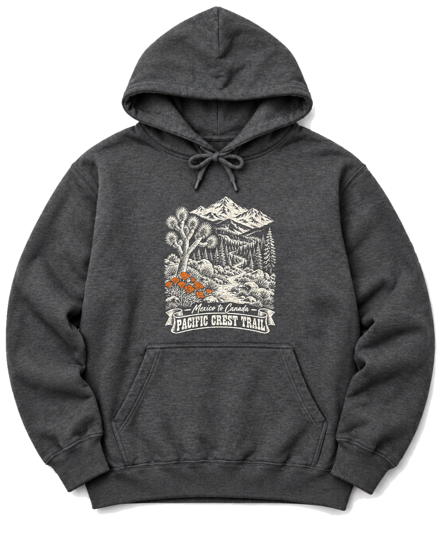 Pacific Crest Trail Hoodie - Dark Heather
