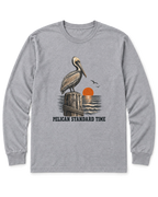 Pelican Standard Time Long Sleeve Shirt - Sport Grey