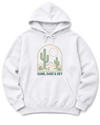Sand, Sage & Sky Hoodie - White