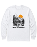 Fresh Air Required Long Sleeve Shirt - White
