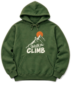 Worth the Climb Hoodie - Military Green