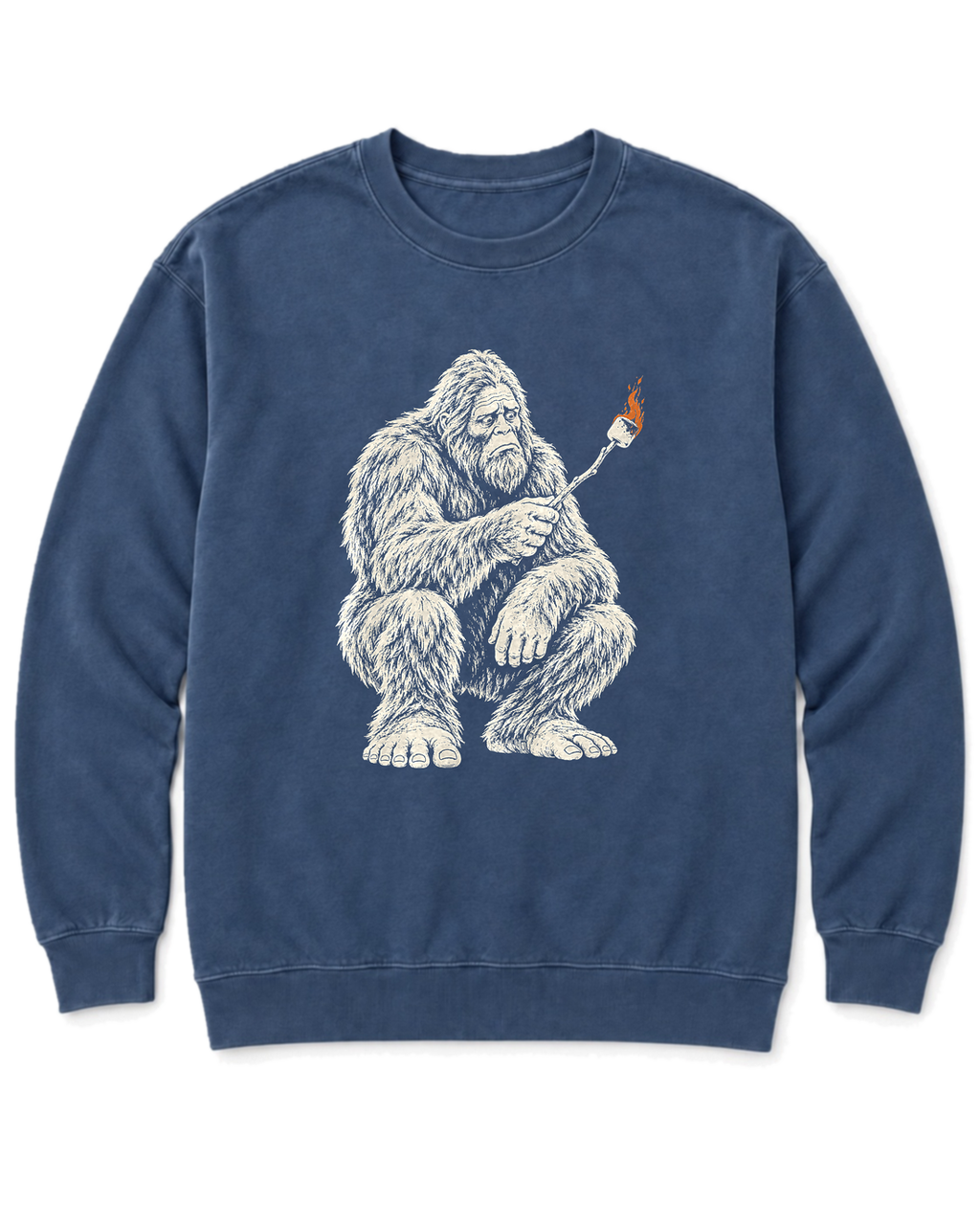 Bigfoot S'mores Sweatshirt - Denim