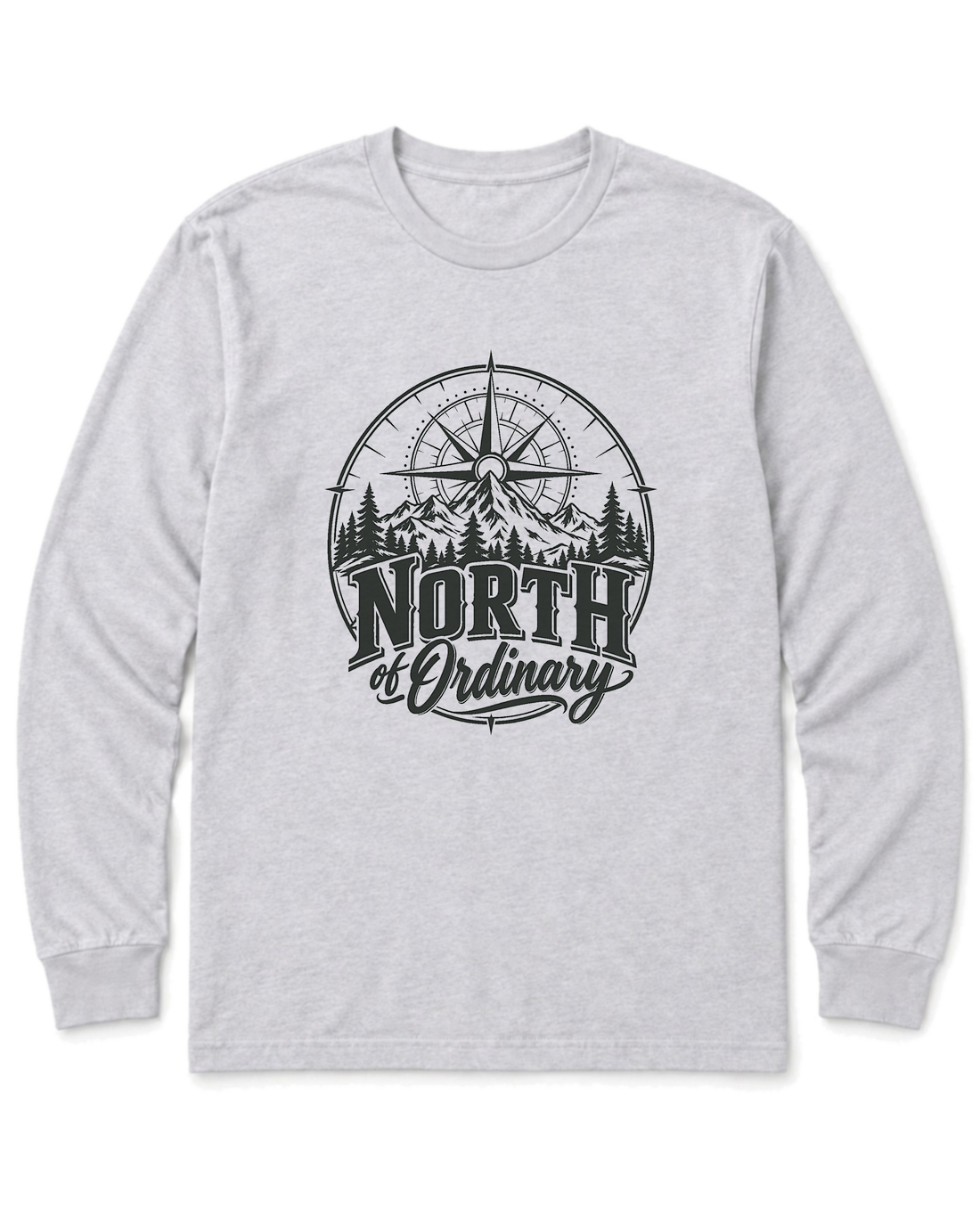 North of Ordinary Long Sleeve Shirt - Ash