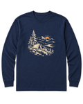 Summit Sunrise Long Sleeve Shirt - Navy