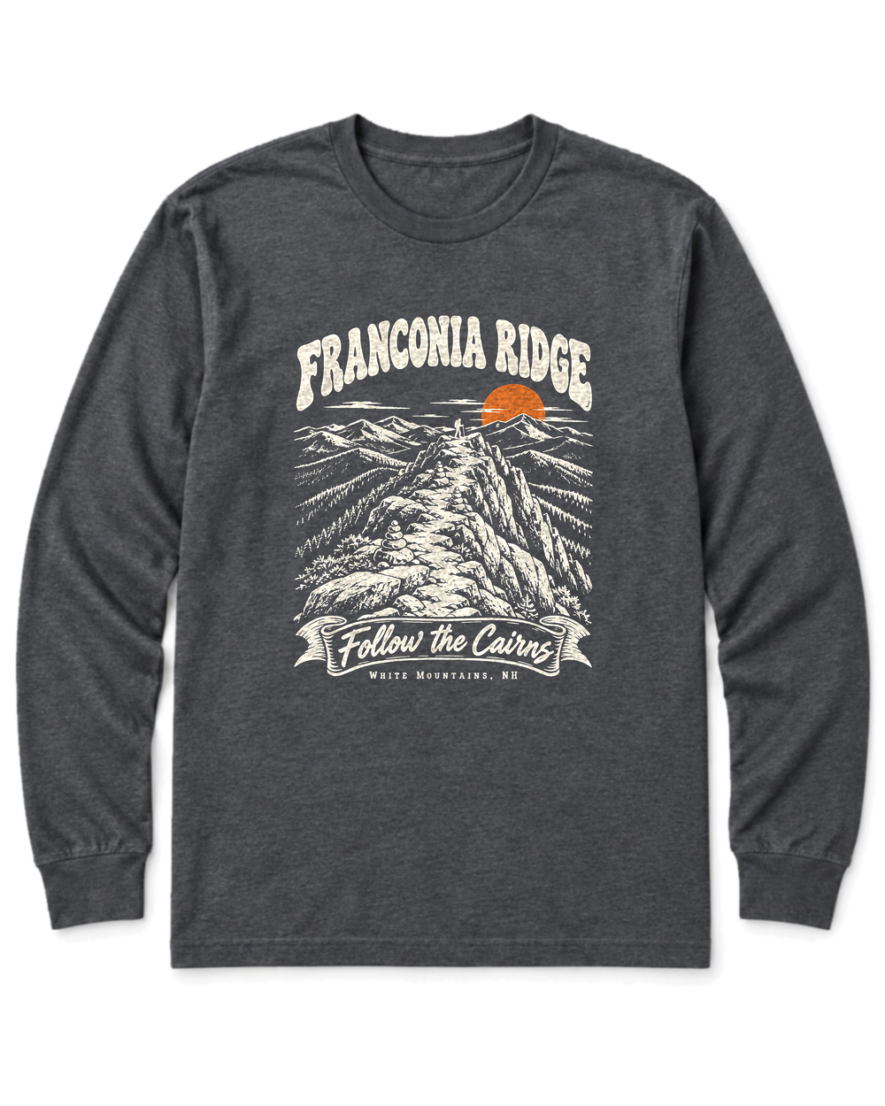 Franconia Ridge Long Sleeve Shirt - Dark Heather