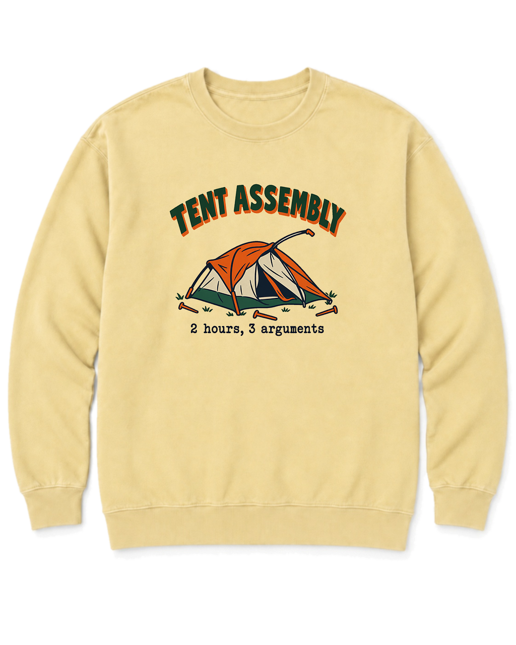 Tent Assembly Sweatshirt - Butter