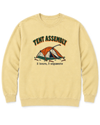 Tent Assembly Sweatshirt - Butter