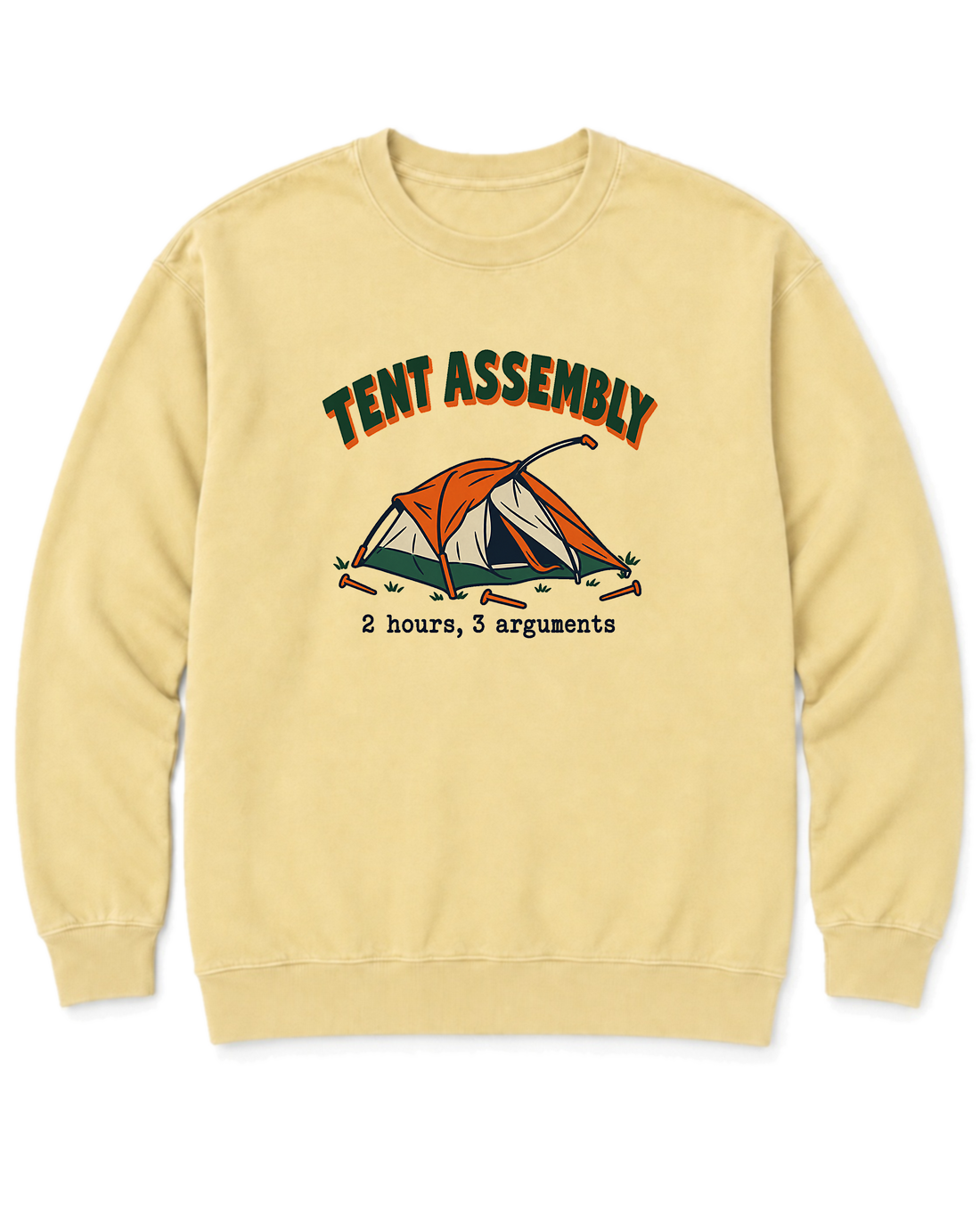 Tent Assembly Sweatshirt - Butter