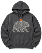 Topo Bear Hoodie - Dark Heather