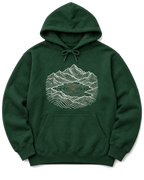Lake Canoe Hoodie - Forest Green