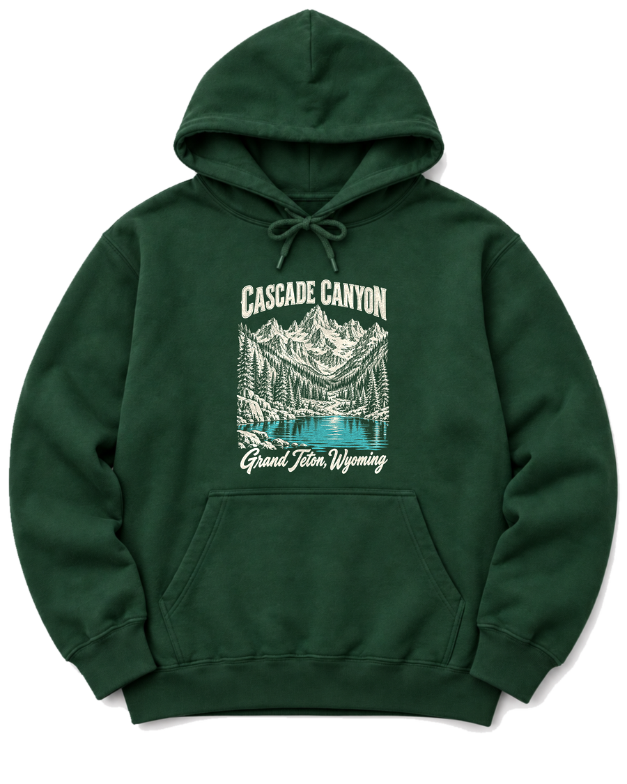 Cascade Canyon Hoodie - Forest Green