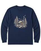 Cabin Glow Long Sleeve Shirt - Navy