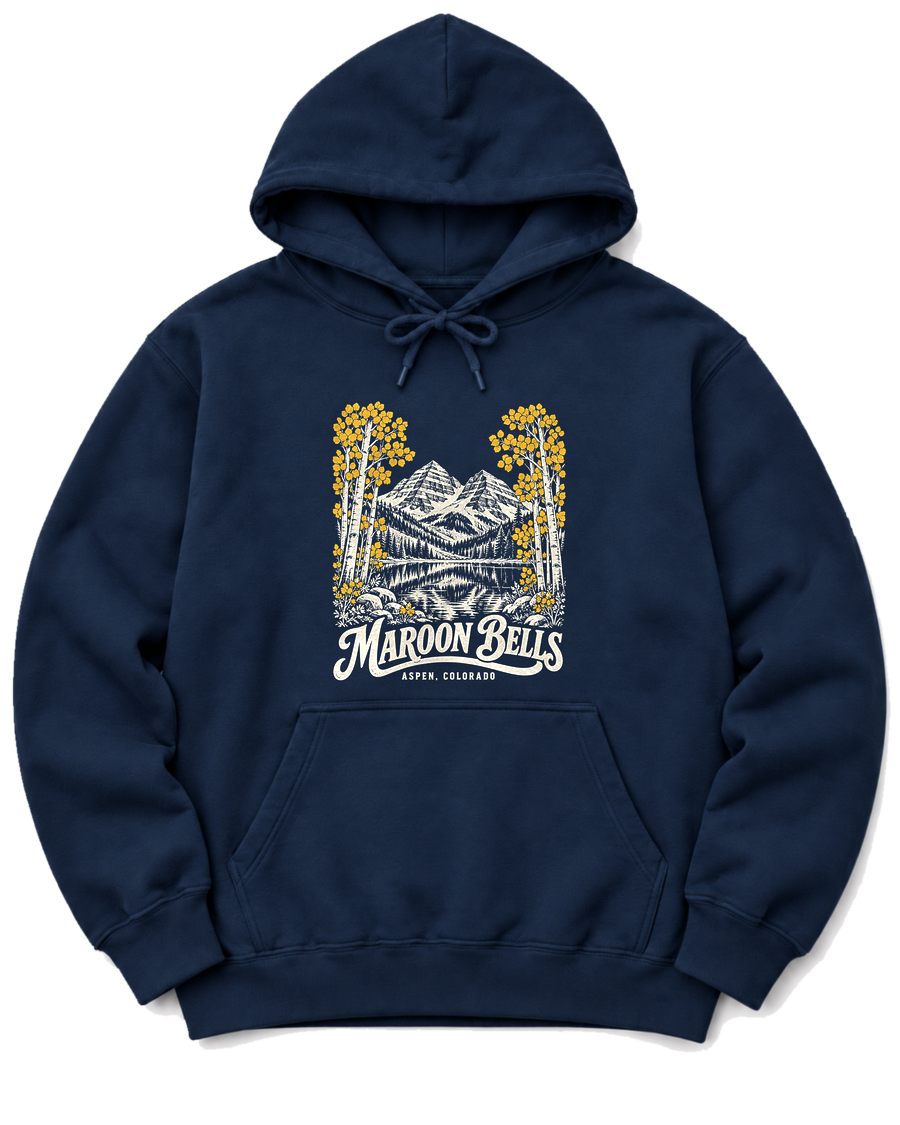Maroon Bells Hoodie - Navy