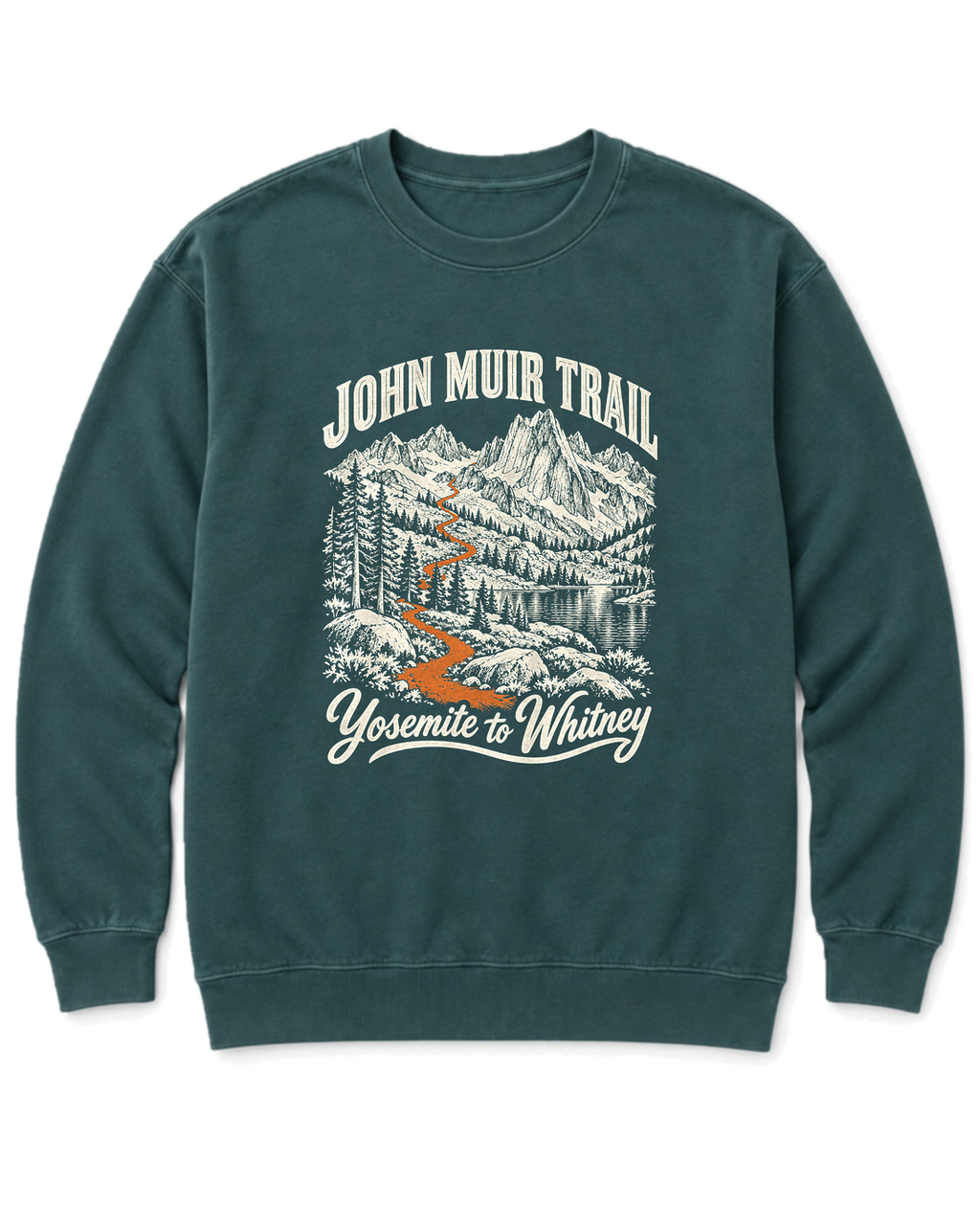 John Muir Trail Sweatshirt - Blue Spruce
