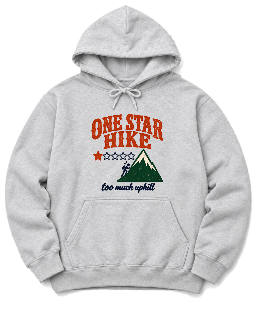 One Star Hike Hoodie - Ash