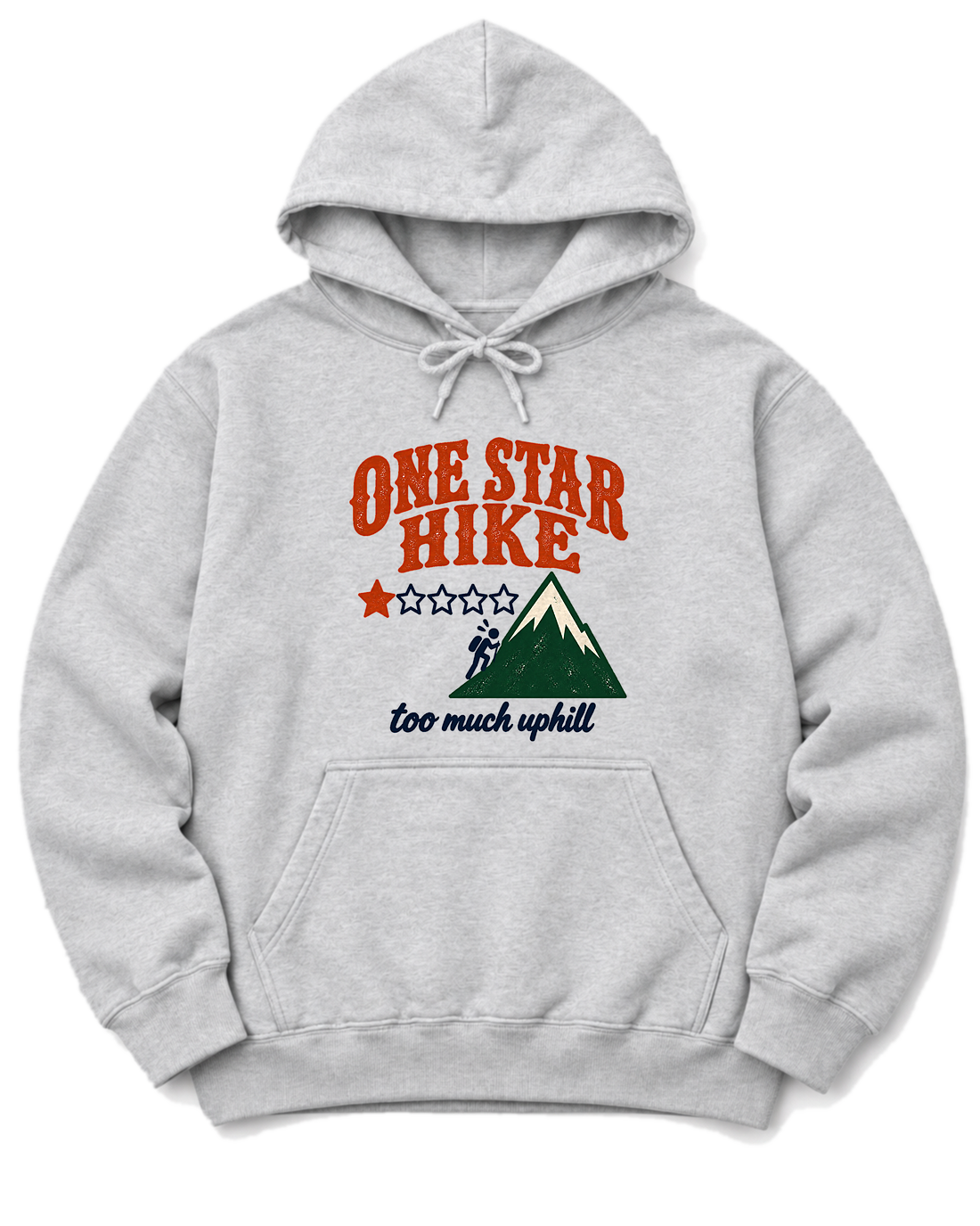 One Star Hike Hoodie - Ash