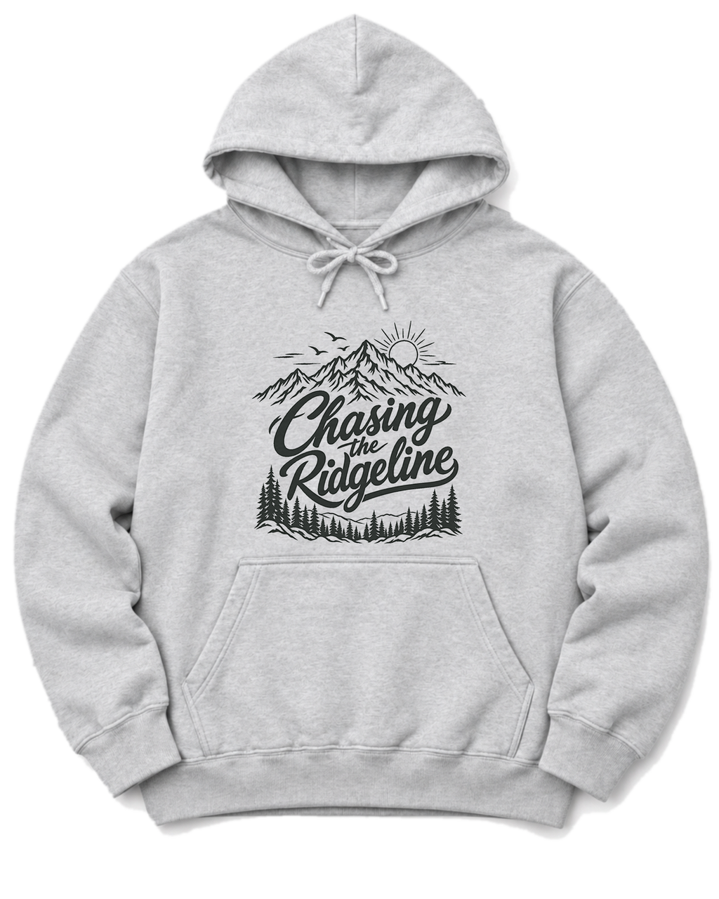 Chasing the Ridgeline Hoodie - Ash