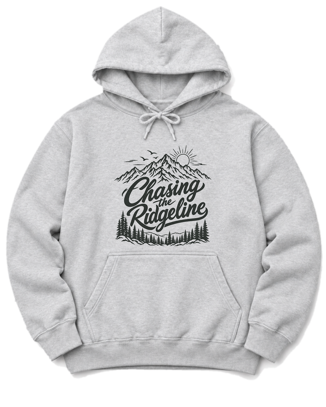Chasing the Ridgeline Hoodie - Ash
