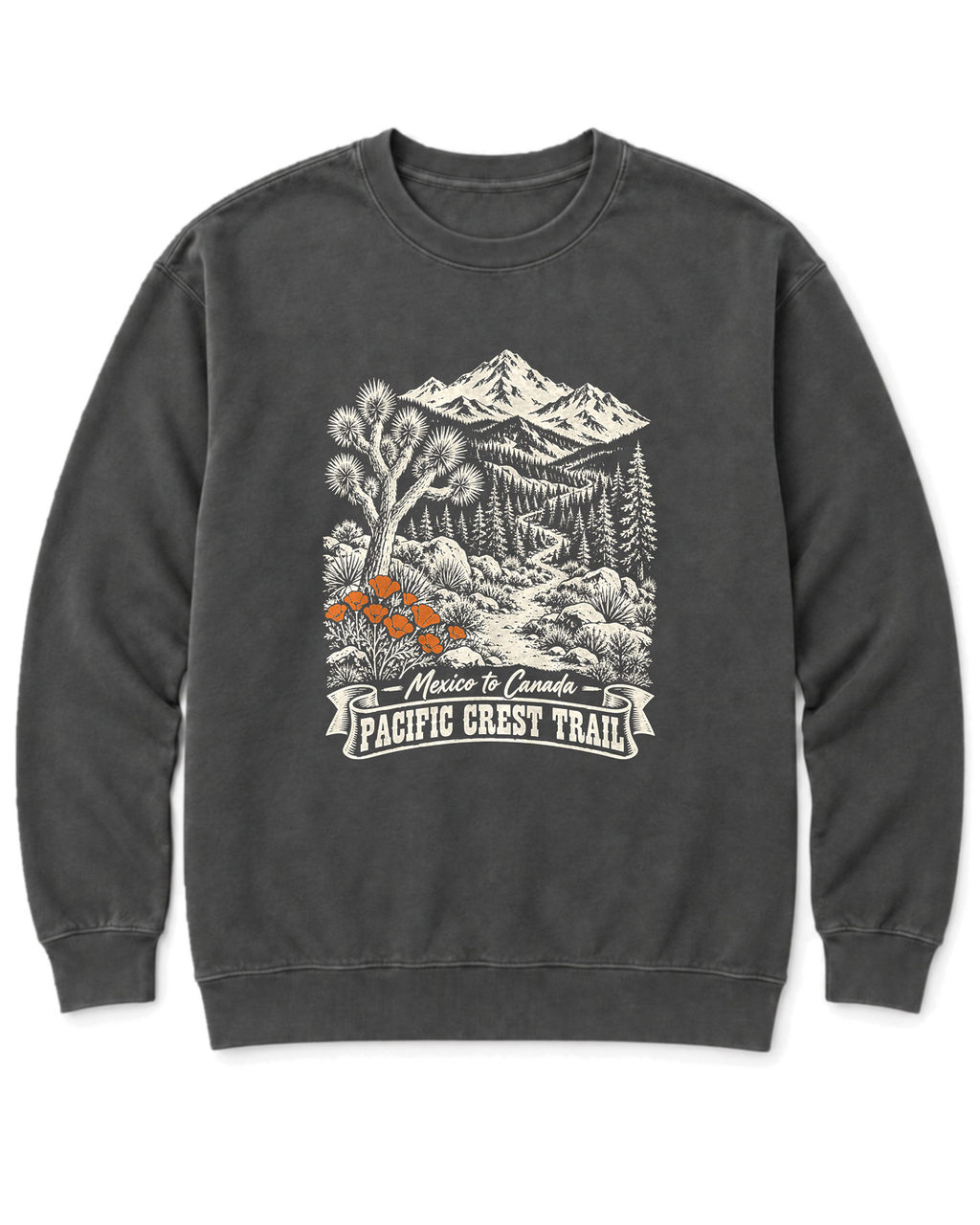 Pacific Crest Trail Sweatshirt - Pepper