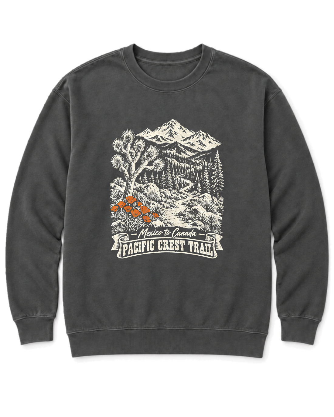Pacific Crest Trail Sweatshirt - Pepper
