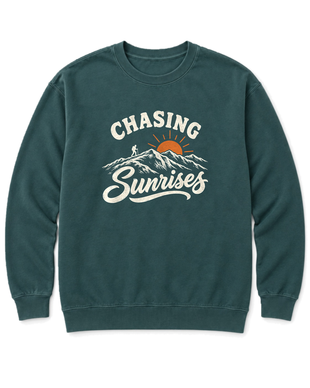 Chasing Sunrises Sweatshirt - Blue Spruce