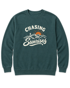 Chasing Sunrises Sweatshirt - Blue Spruce