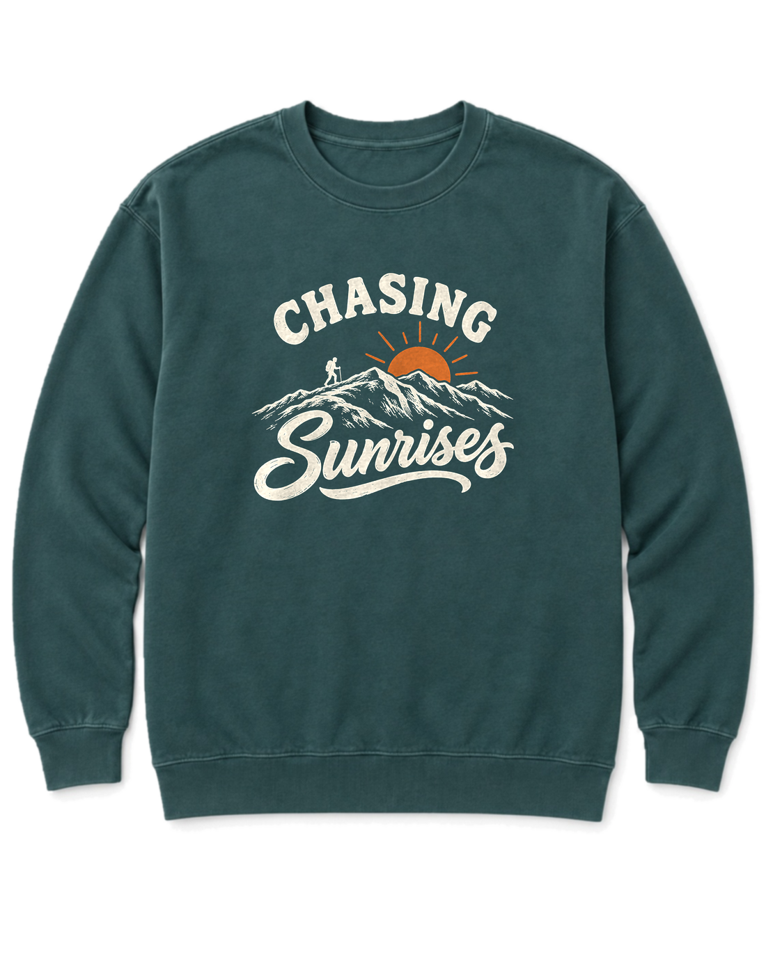 Chasing Sunrises Sweatshirt - Blue Spruce