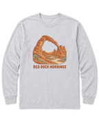 Red Rock Mornings Long Sleeve Shirt - Ash